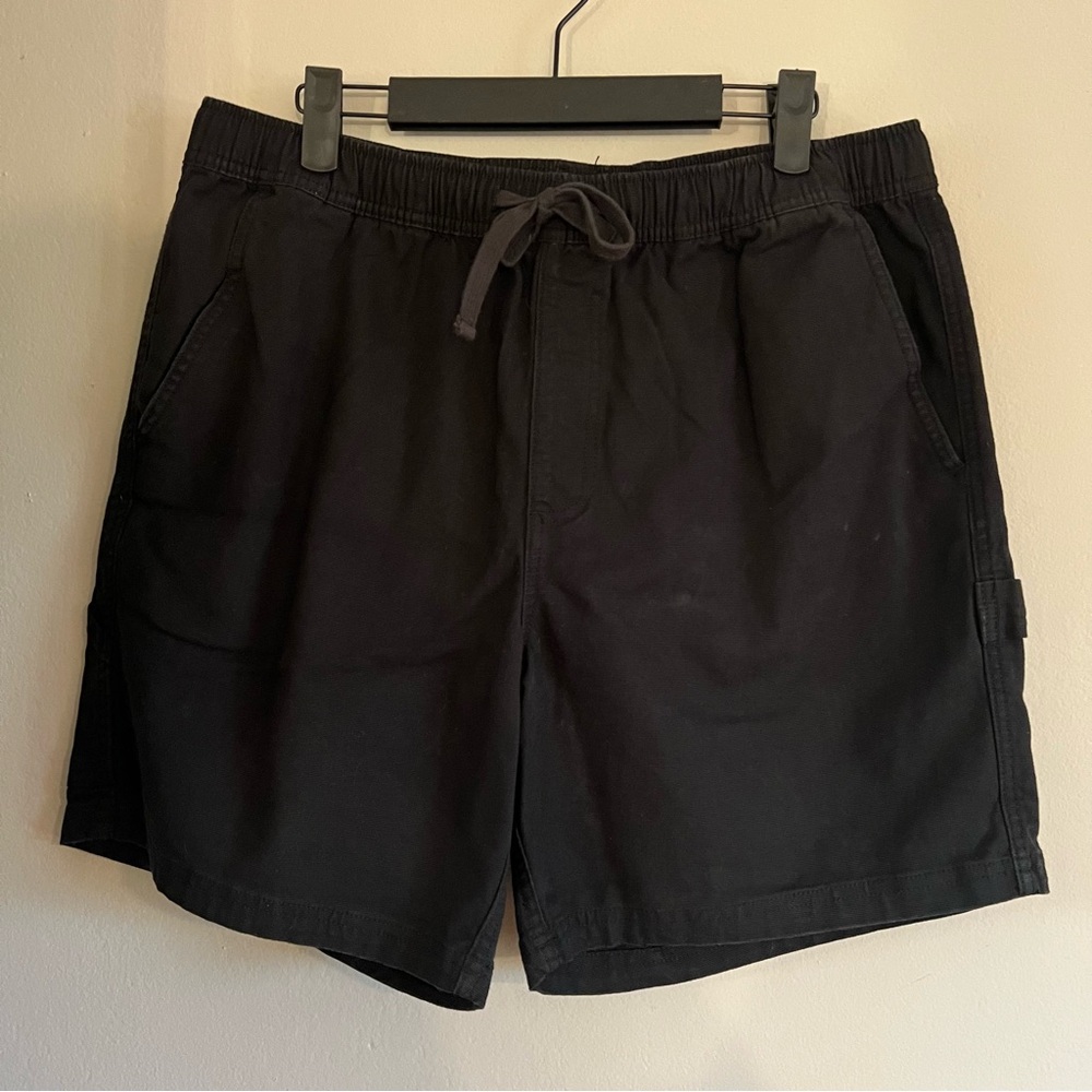 Katin Men's Black Carpenter Shorts Cotton Size Large